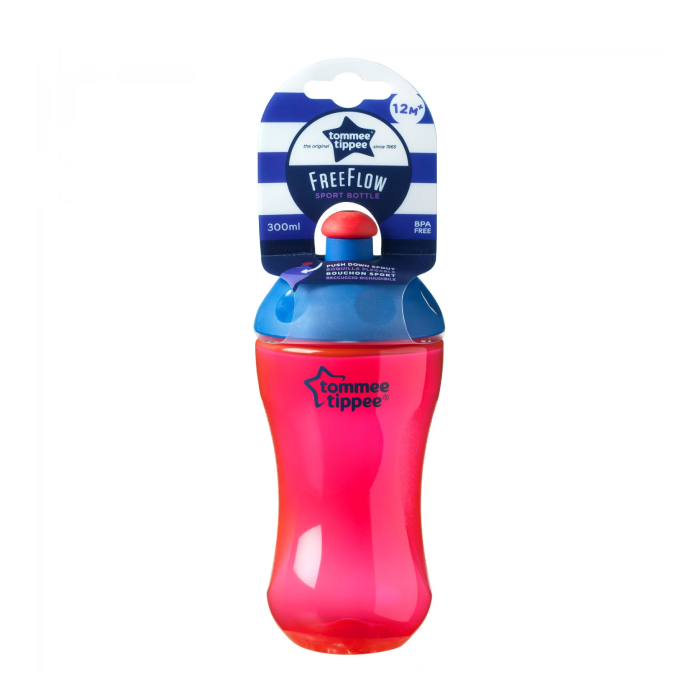 Cana Basics Sport, rosu, 300 ml, Tommee Tippee