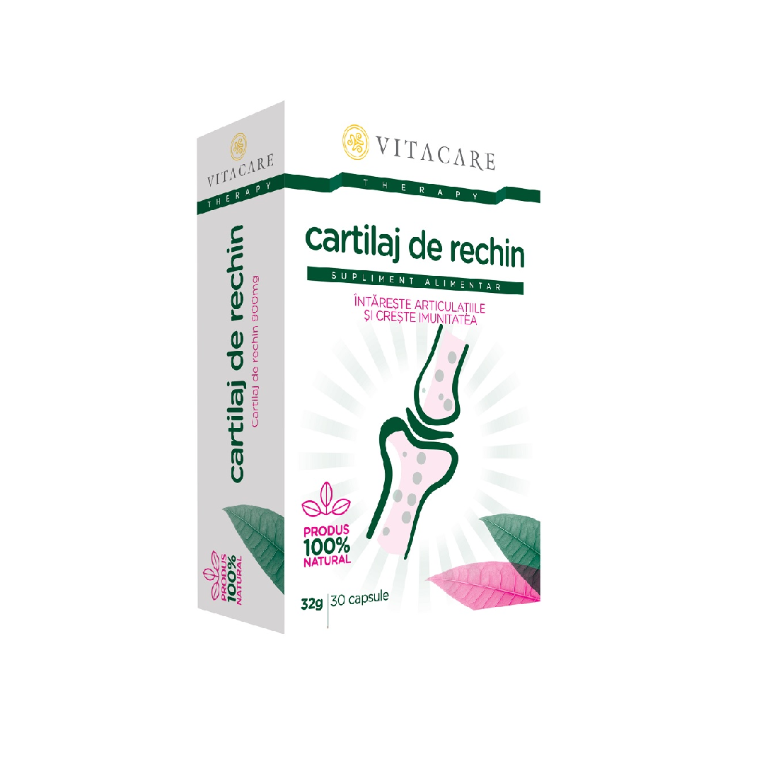 Cartilaj de Rechin, 30 capsule, Vitacare