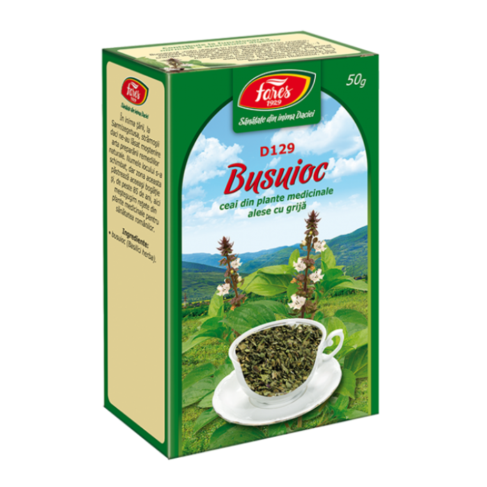 Ceai busuioc, 50 g, Fares