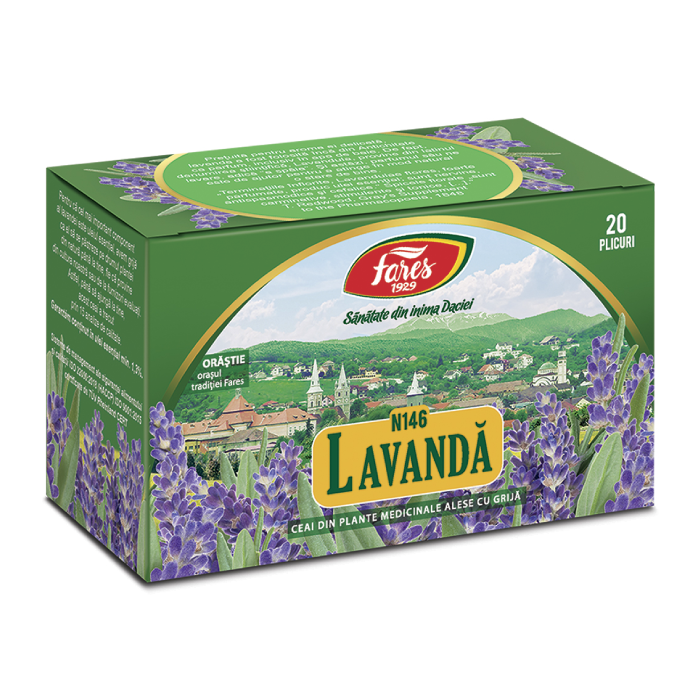 Ceai de lavanda N146, 20 plicuri, Fares