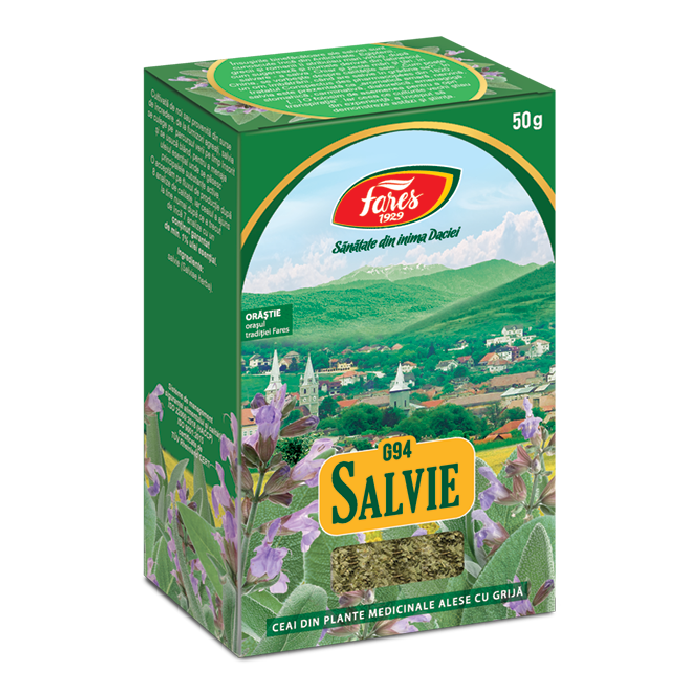 Ceai de Salvie, iarba, G94, 50g, Fares