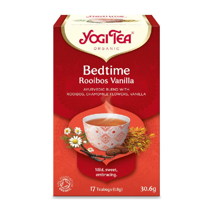 Ceai de seara cu Rooibos si vanilie, 17 plicuri, Yogi Tea