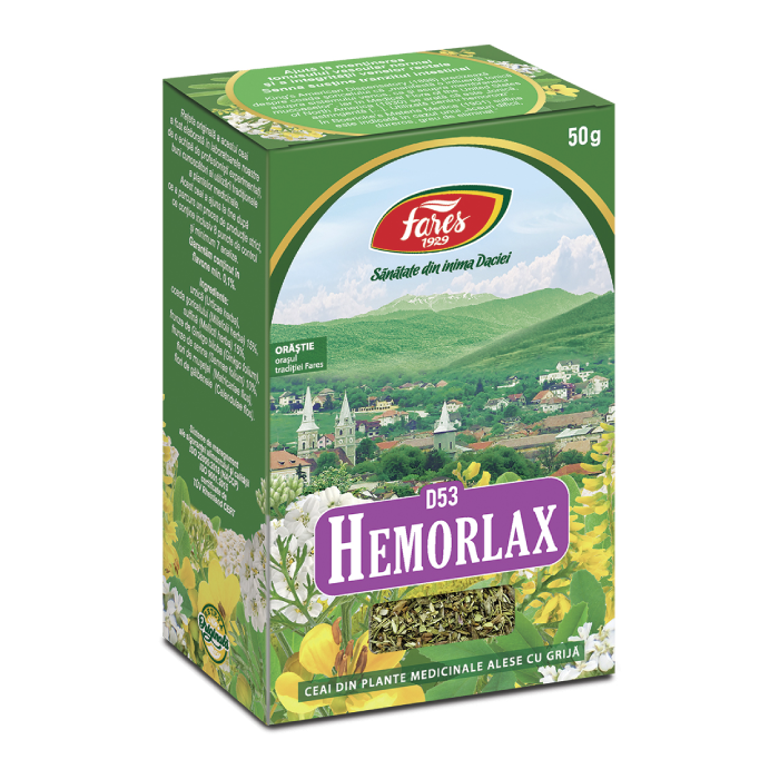 Ceai Hemorlax, 50 g, Fares