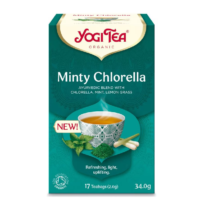 Ceai Menta si Chlorella, 17 plicuri, Yogi Tea