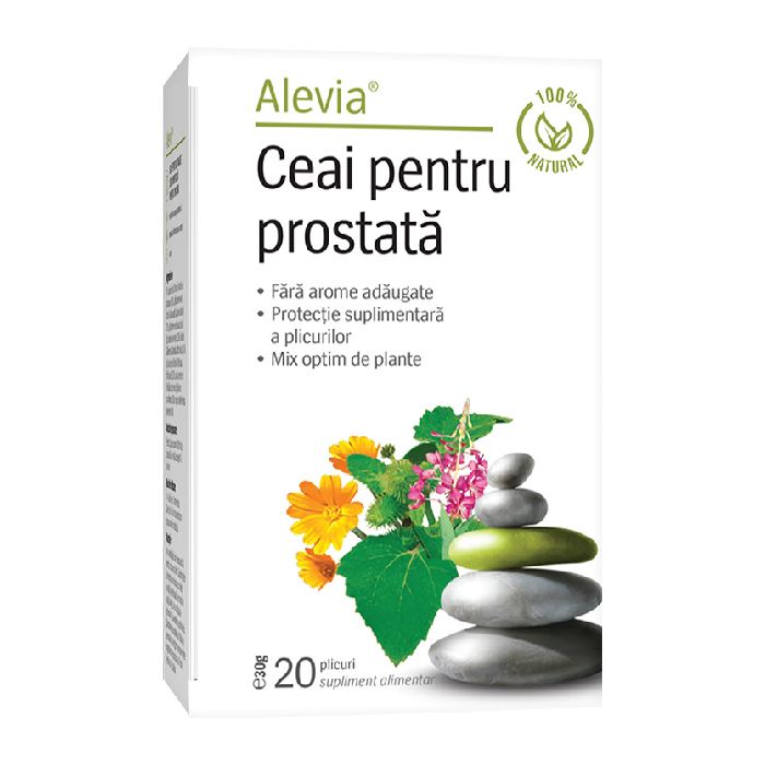 Ceai pentru Prostata, 20 plicuri, Alevia