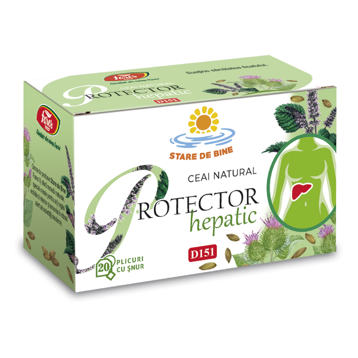 Ceai Protector hepatic, 20 plicuri, Fares