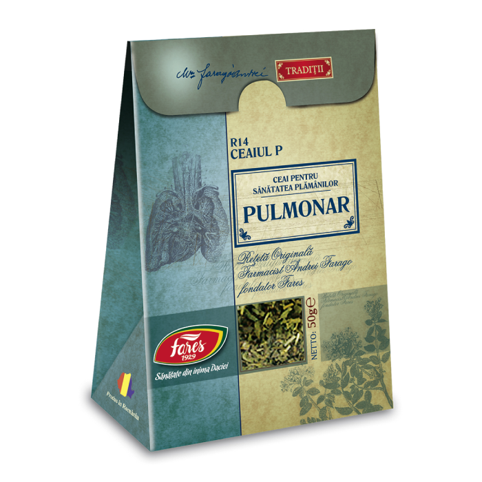 Ceai pulmonar, 50g, Fares