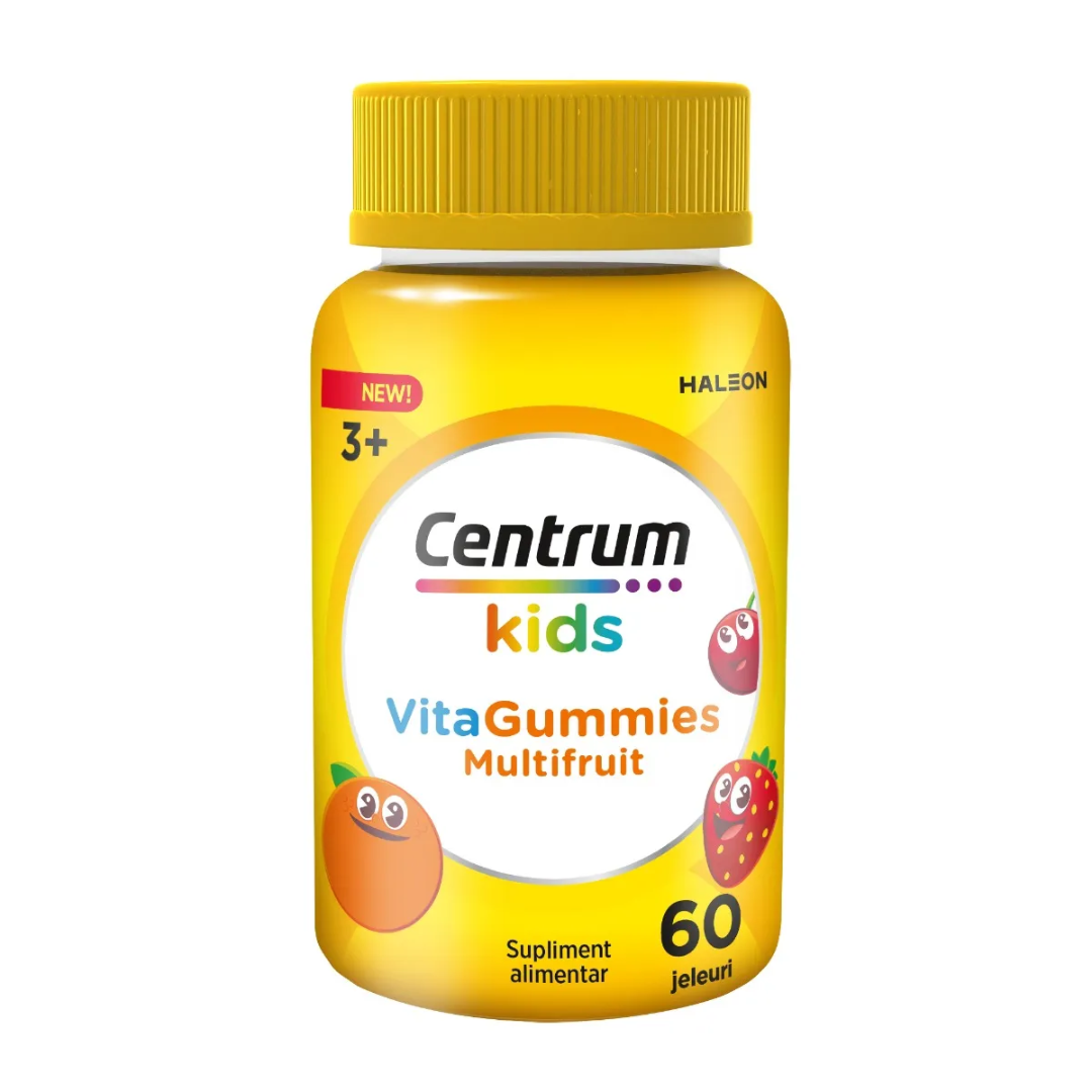 Centrum Kids VitaGummies Multifruct, 60 jeleuri, Haleon