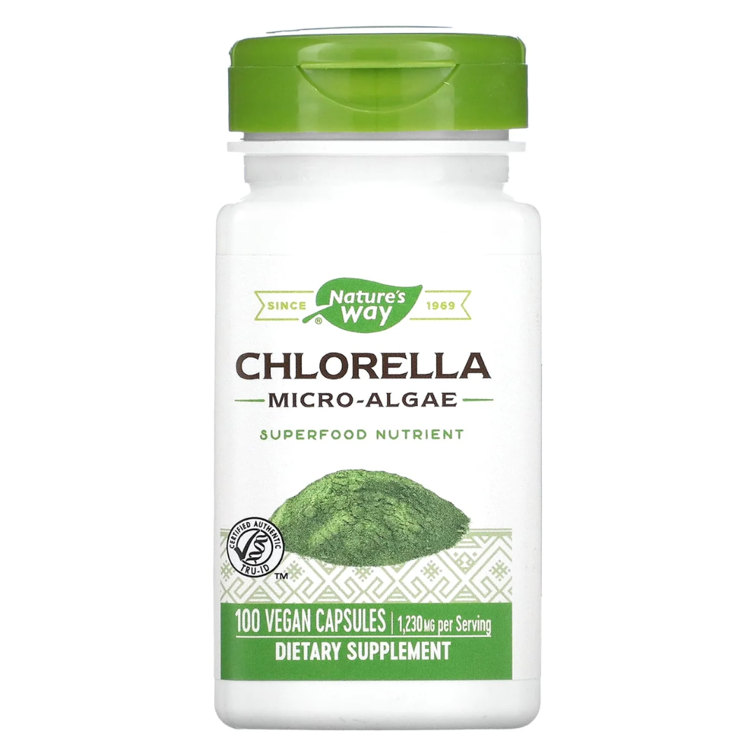 Chlorella Micro-algae 410mg Nature\'s Way, 100 capsule, Secom