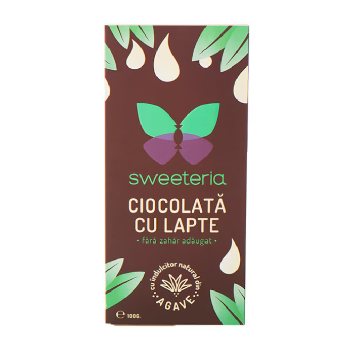 Ciocolata cu lapte si 40% cacao 100g, Sweeteria