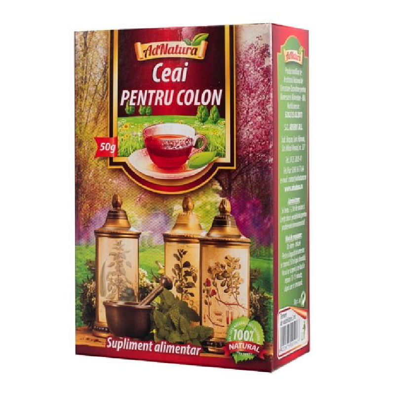 Ceai pentru Colon, 50 g, AdNatura