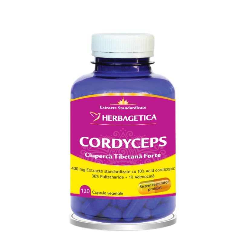 Cordyceps 10/30/1, 120 capsule, Herbagetica