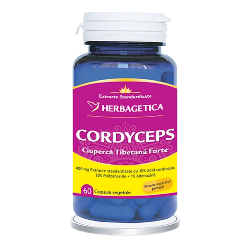 Cordyceps 10/30/1, 60 capsule, Herbagetica