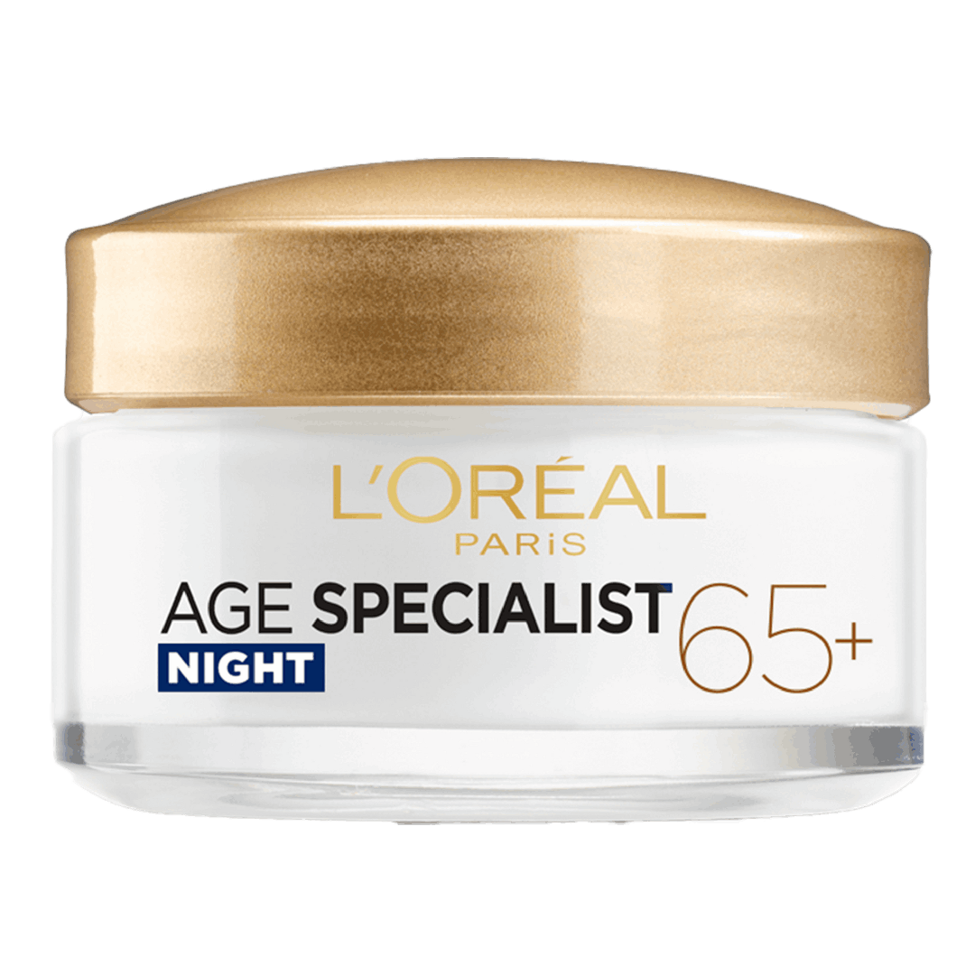 Crema antirid de noapte, Age Specialist 65+, 50 ml, LOreal