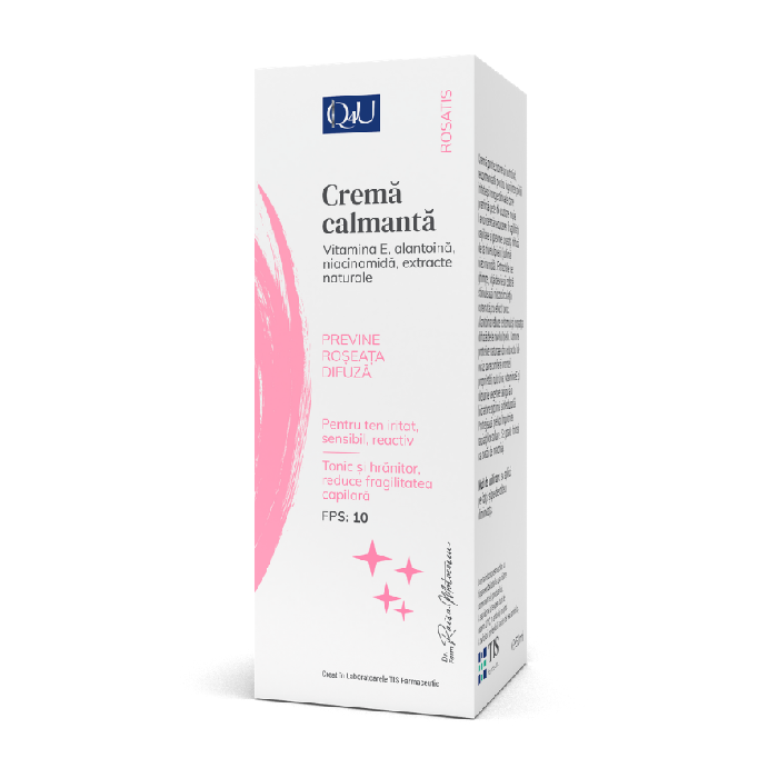 Crema calmanta cu SPF10 , Q4U, 40 ml, Tis Farmaceutic