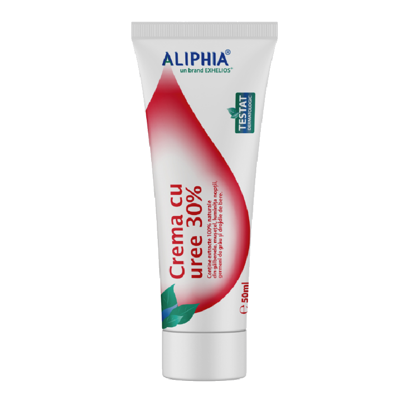 Crema cu uree 30% cu miros de tei, 50ml, Aliphia