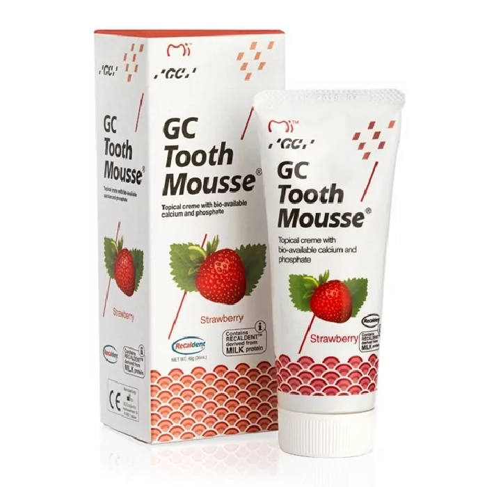 Crema dentara cu aroma de capsuni Tooth Mousse, 40 g, GC Dental