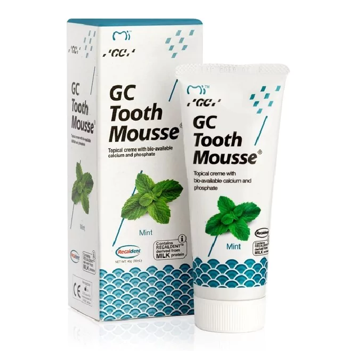 Crema dentara cu aroma de menta Tooth Mousse, 40 g, GC Dental