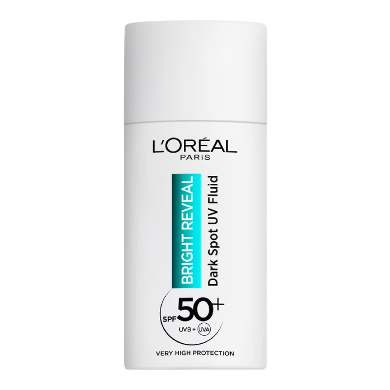 Crema cu textura fluida pentru pete pigmentare, protectie SPF50+, Bright Reveal, 50 ml, LOreal