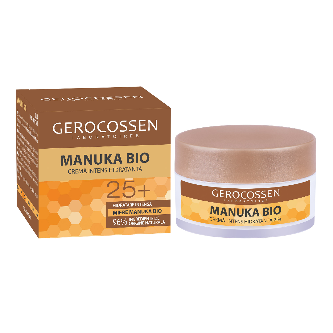 Crema intens hidratanta 25+ Manuka Bio, 50 ml, Gerocossen