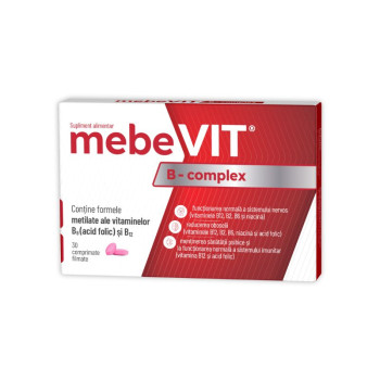 MebeVit B-Complex, 30 Comprimate, Zdrovit