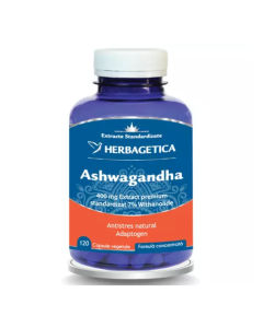 Ashwagandha, 120 capsule, Herbagetica