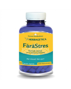 Fara Stres, 120 capsule, Herbagetica