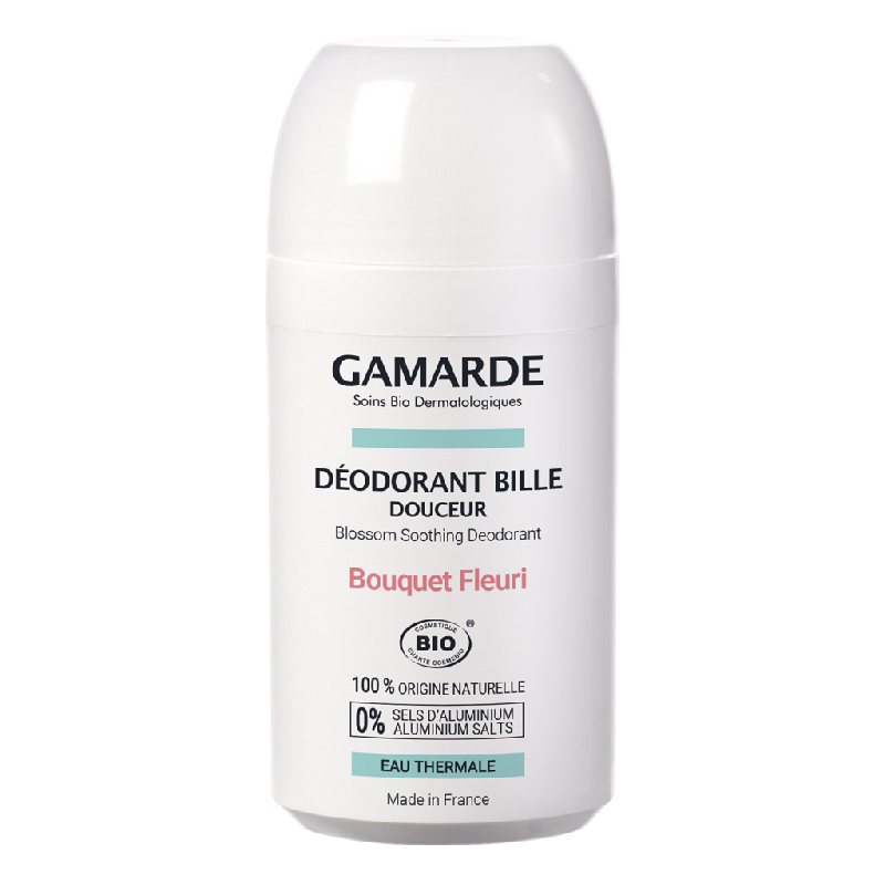 Deodorant natural eco roll-on cu aroma florala, 50ml, Gamarde