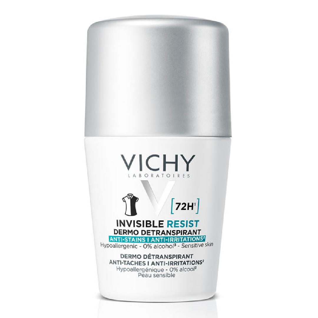 Deodorant Roll-on Invisible Resist 72H, 50 ml, Vichy