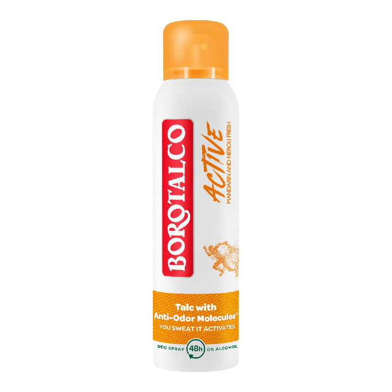 BOROTALCO Deodorant spray Active Mandarine&Neroli, 150ml