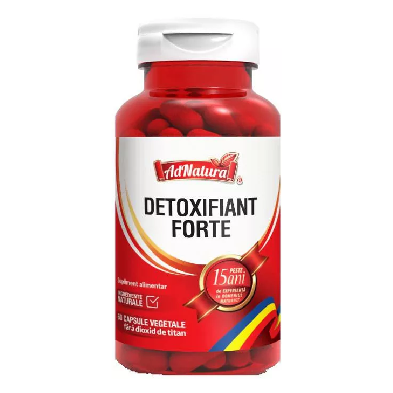 Detoxifiant Forte, 60 capsule, AdNatura