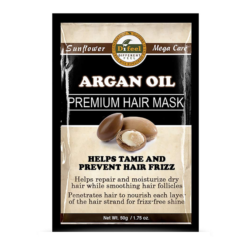 Masca premium pentru par cu ulei de Argan, 50g, Difeel