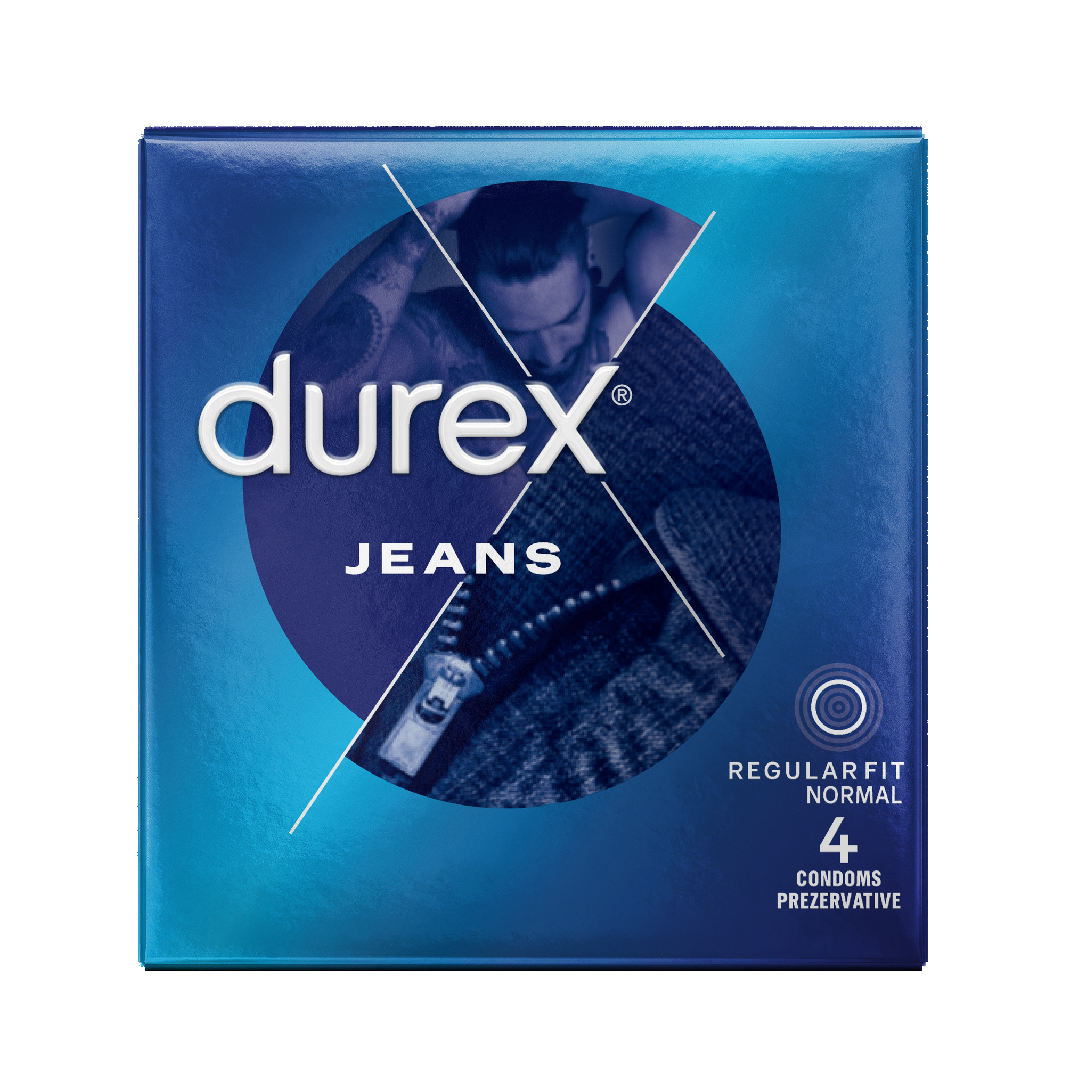 Prezervative Jeans, 4 bucati, Durex