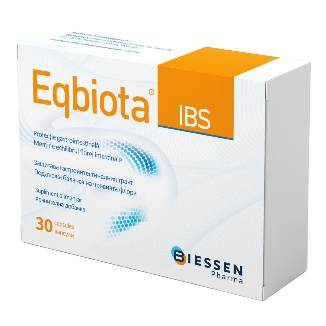 Prebiotic Eqbiota IBS, 30 capsule, Biessen Pharma