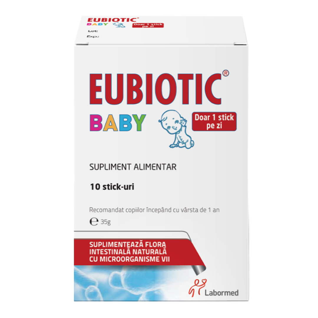 Eubiotic Baby, 10 stickuri, Labormed