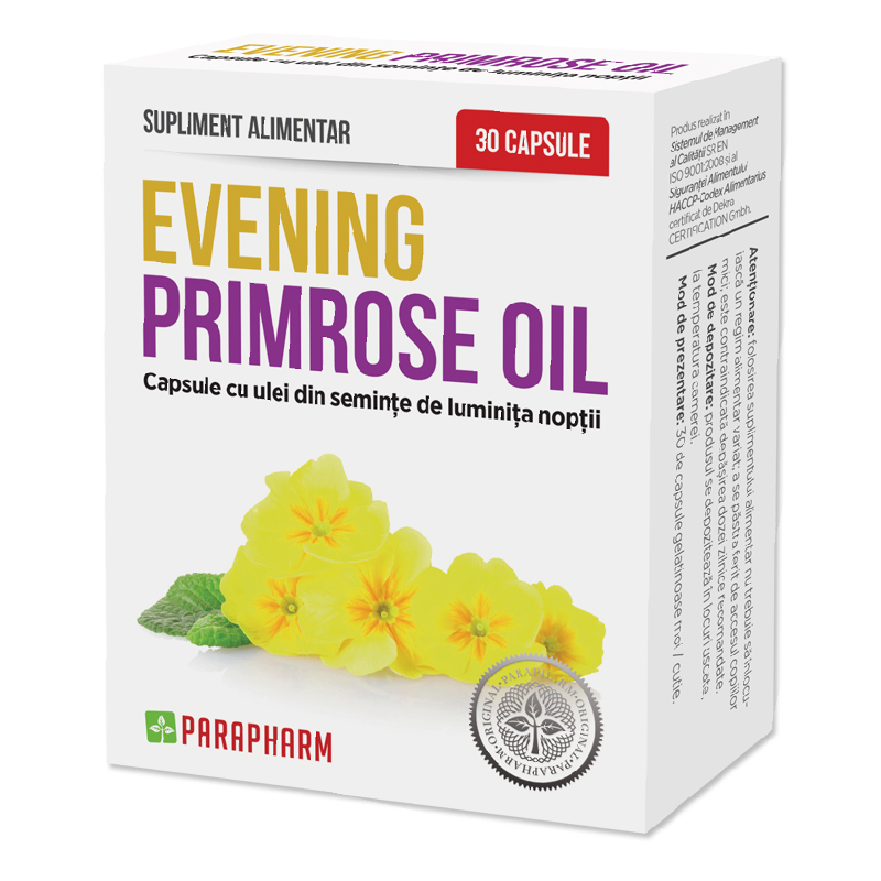 Evening Primrose Oil, 30 capsule, Parapharm