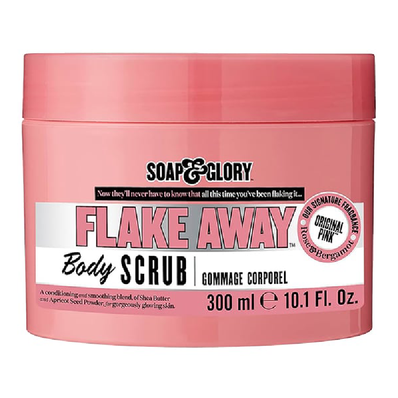 Exfoliant de corp Original Pink Flake Away, 300ml, Soap&Glory