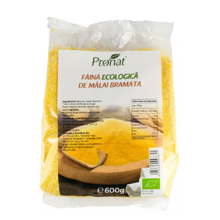 Faina bio de malai bramata, 600g, Pronat