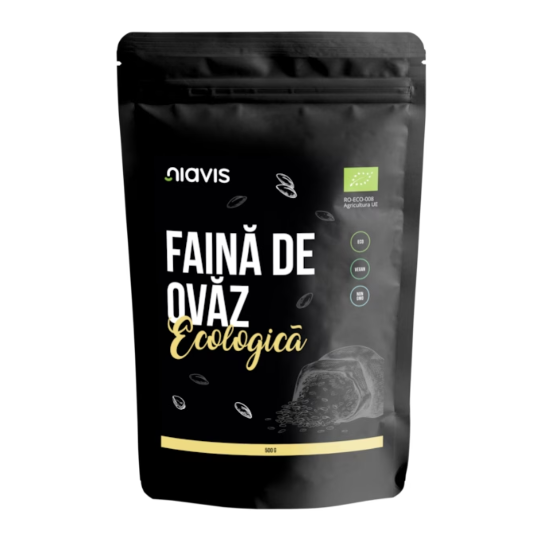 Faina de ovaz ecologica, 500g, Niavis