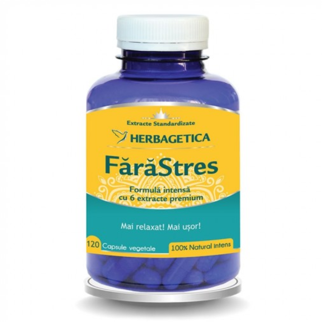 Fara Stres, 120 capsule, Herbagetica