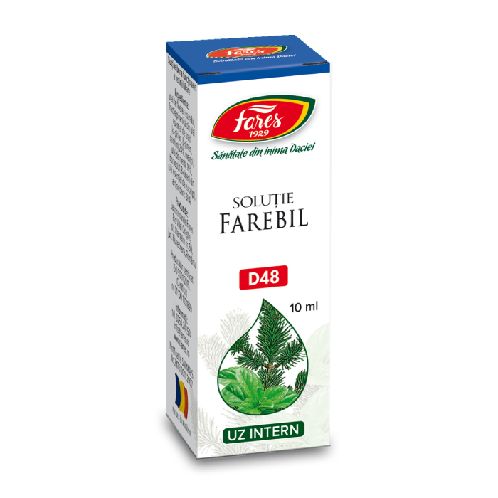 Farebil solutie D48, 10ml, Fares