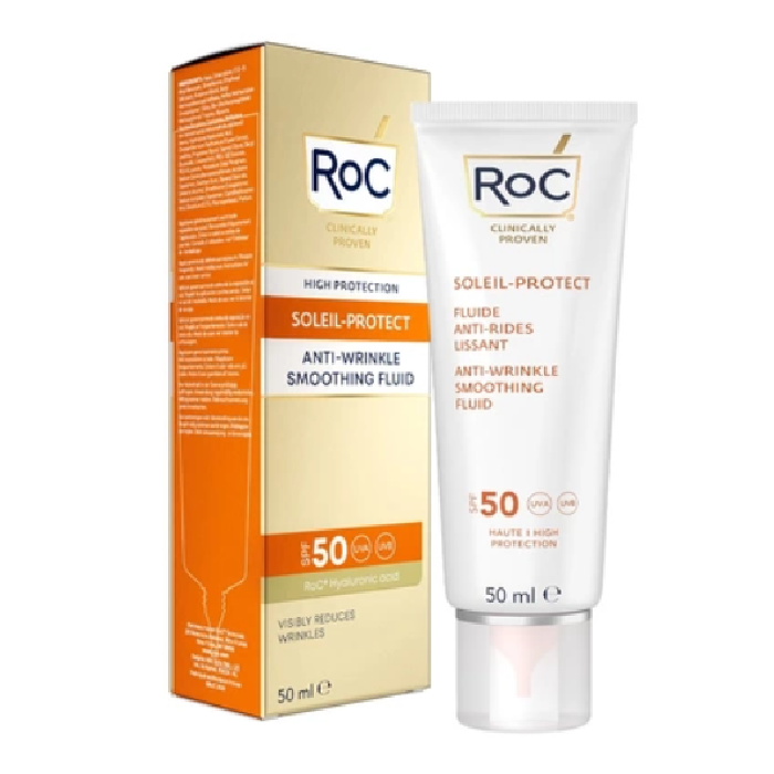 Fluid anti-rid cu SPF50 Soleil Protect, 50ml, RoC Skincare