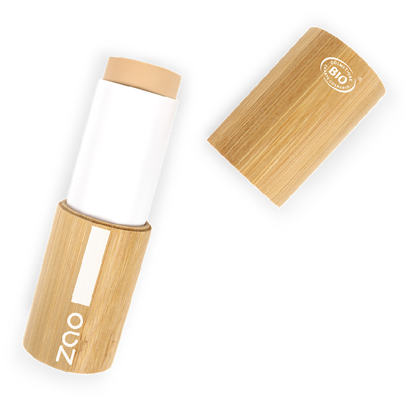 Fond de ten, organic, tip stick, 773, sand beige, Zao