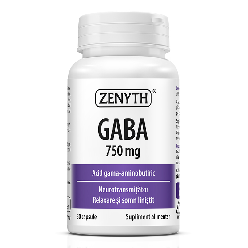 Gaba 750mg, 30 capsule, Zenyth