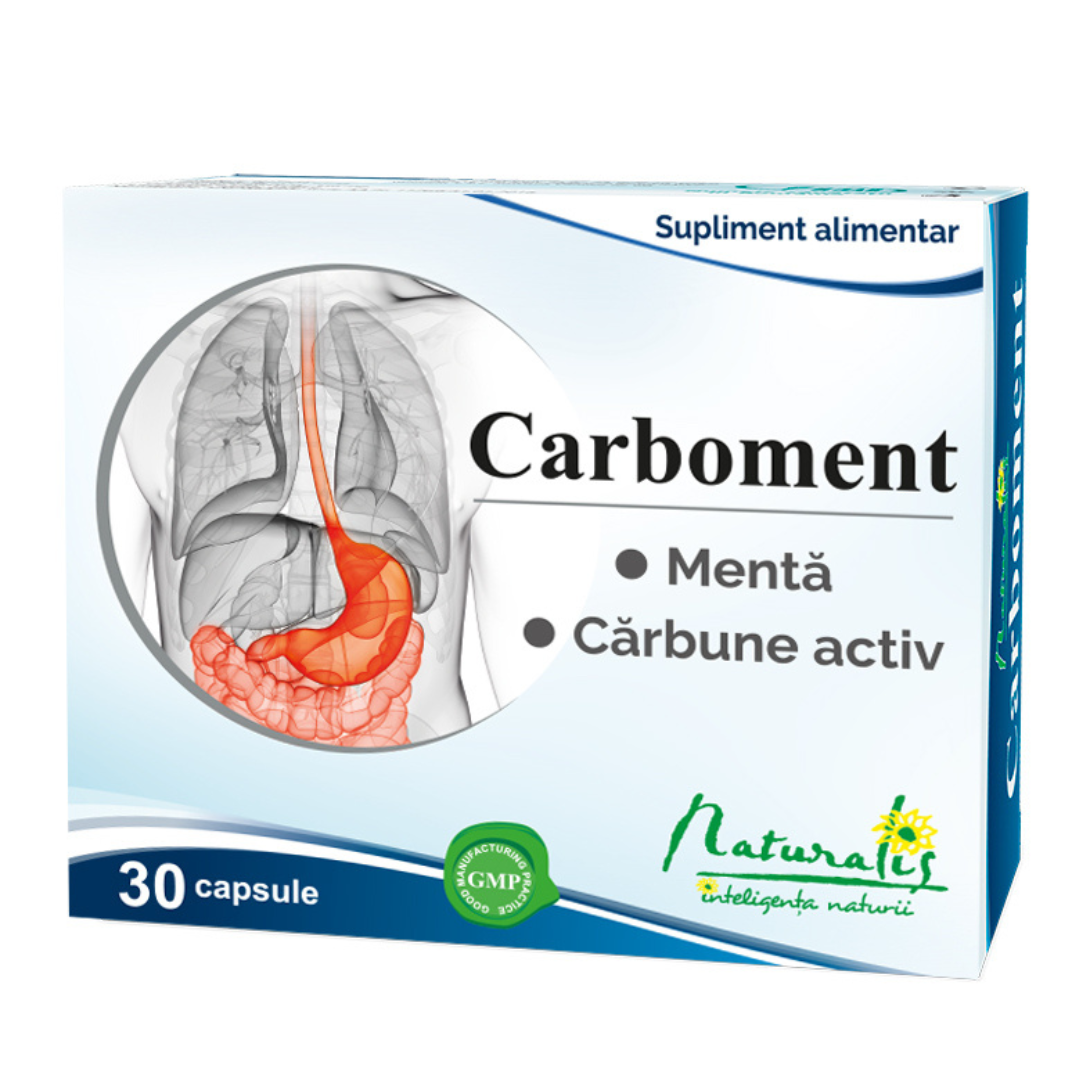 Carboment, 30 capsule, Naturalis