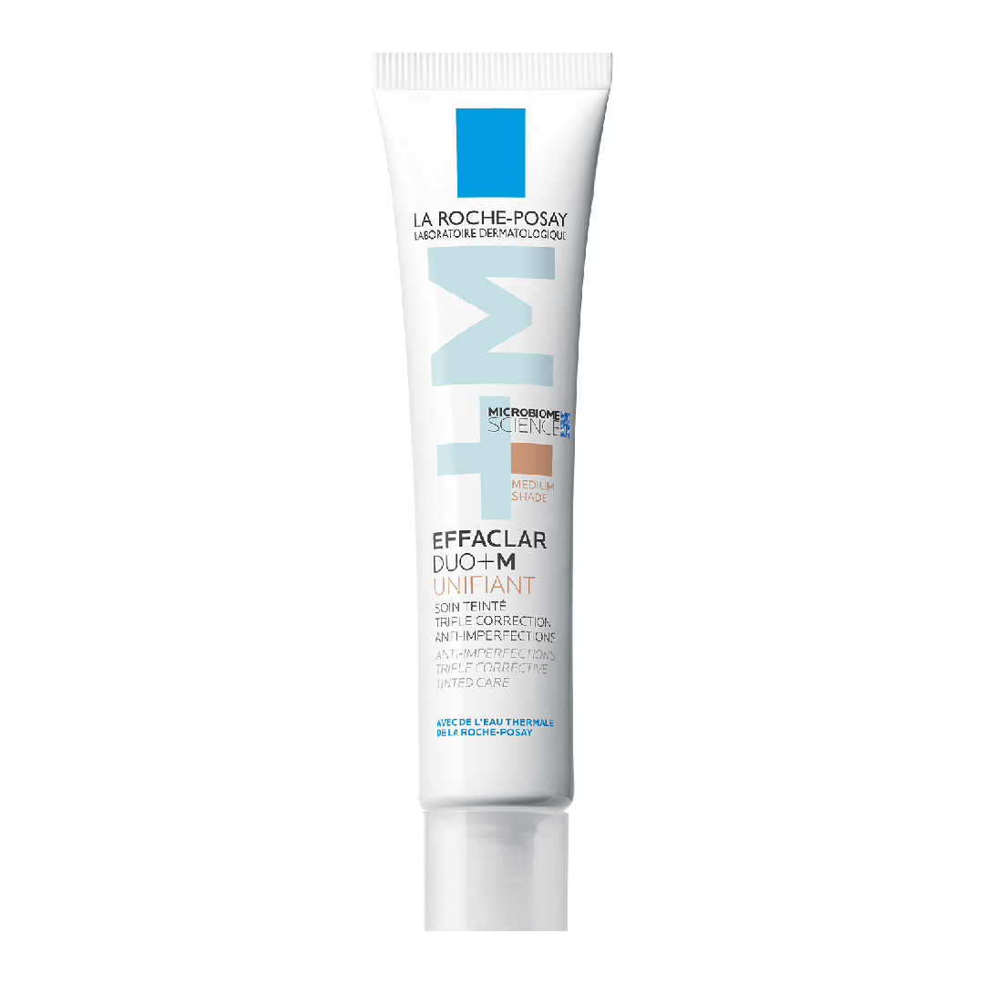 Gel crema anti-imperfectiuni cu pigment de culoare Effaclar Duo+M, nuanta Medium, 40 ml, La Roche-Posay