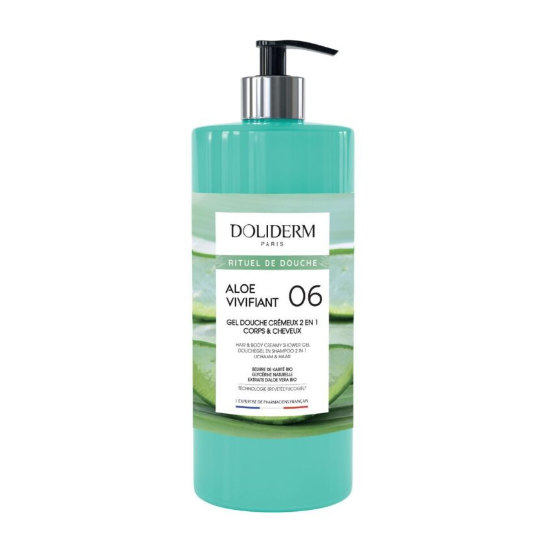 Gel de dus si sampon, Aloe, 200ml, Doliderm