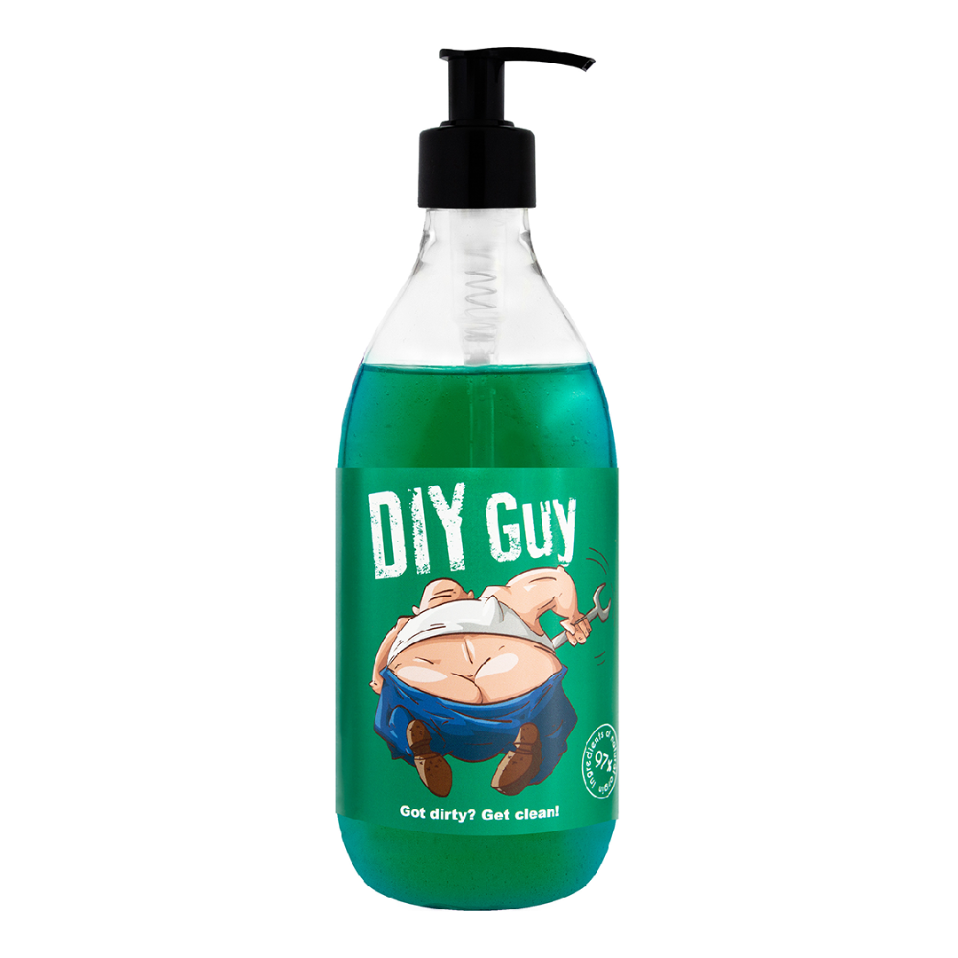 Gel de dus pentru barbati Green - Diy Guy, 500ml, LaQ