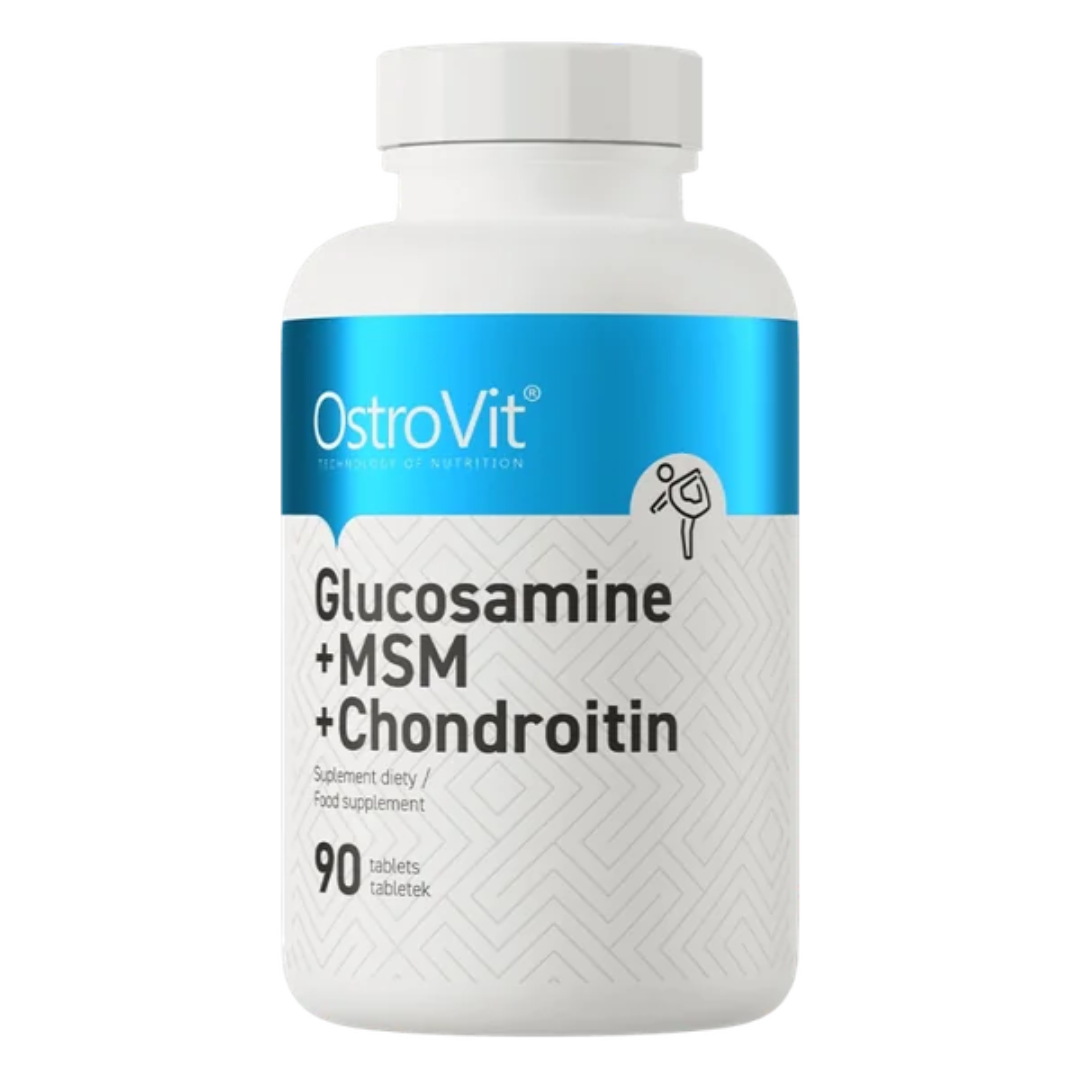 Glucozamina cu MSM si Condoitina, 90 tablete, OstroVit