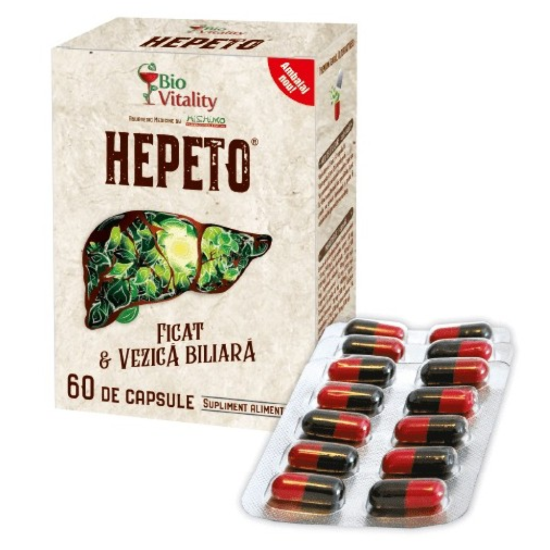 Hepeto, 60 capsule, Bio Vitality